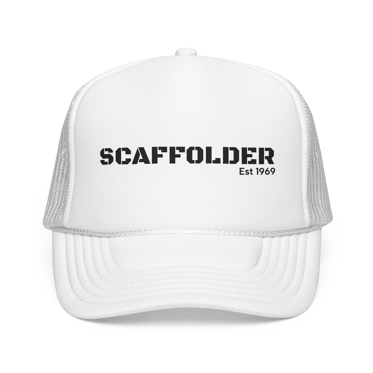 Black Trucker Hat with “GRAMPOWDER” Embroidery
