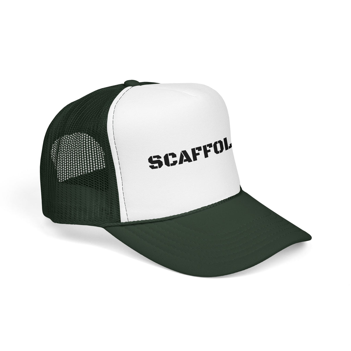 Black Trucker Hat with “GRAMPOWDER” Embroidery