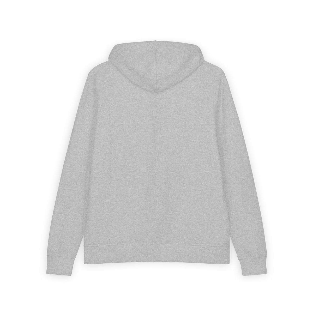 Black Full-Zip Hoodie with Minimal Logo