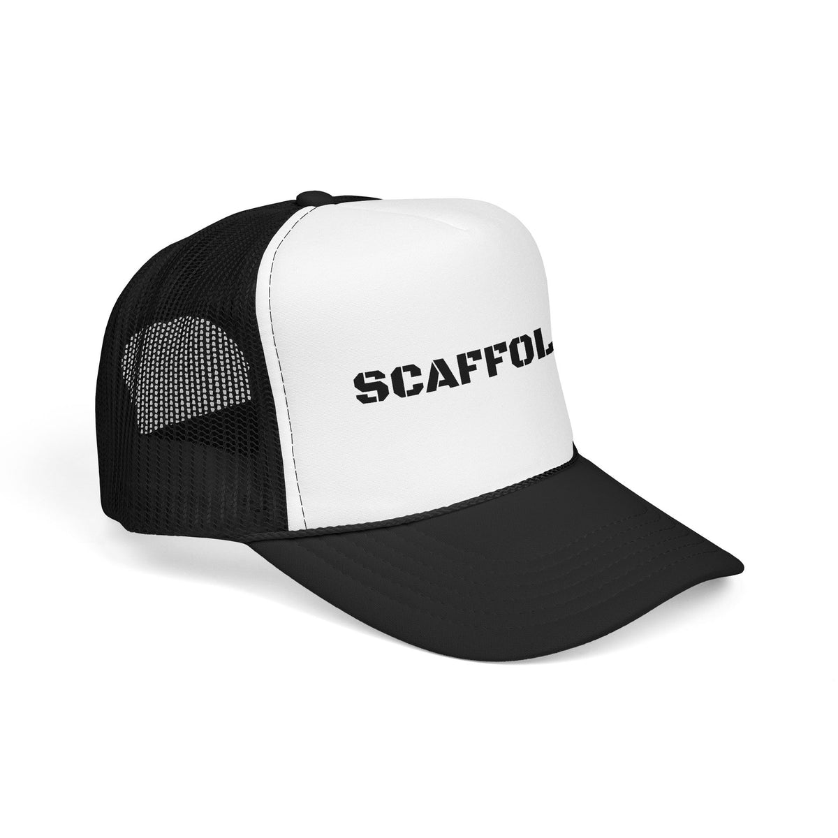 Black Trucker Hat with “GRAMPOWDER” Embroidery