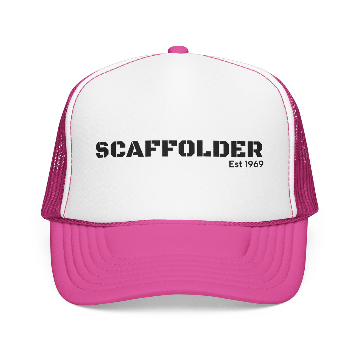Black Trucker Hat with “GRAMPOWDER” Embroidery